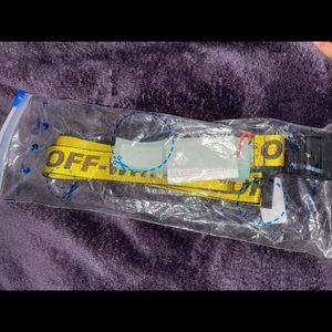 Off white belt never worn.